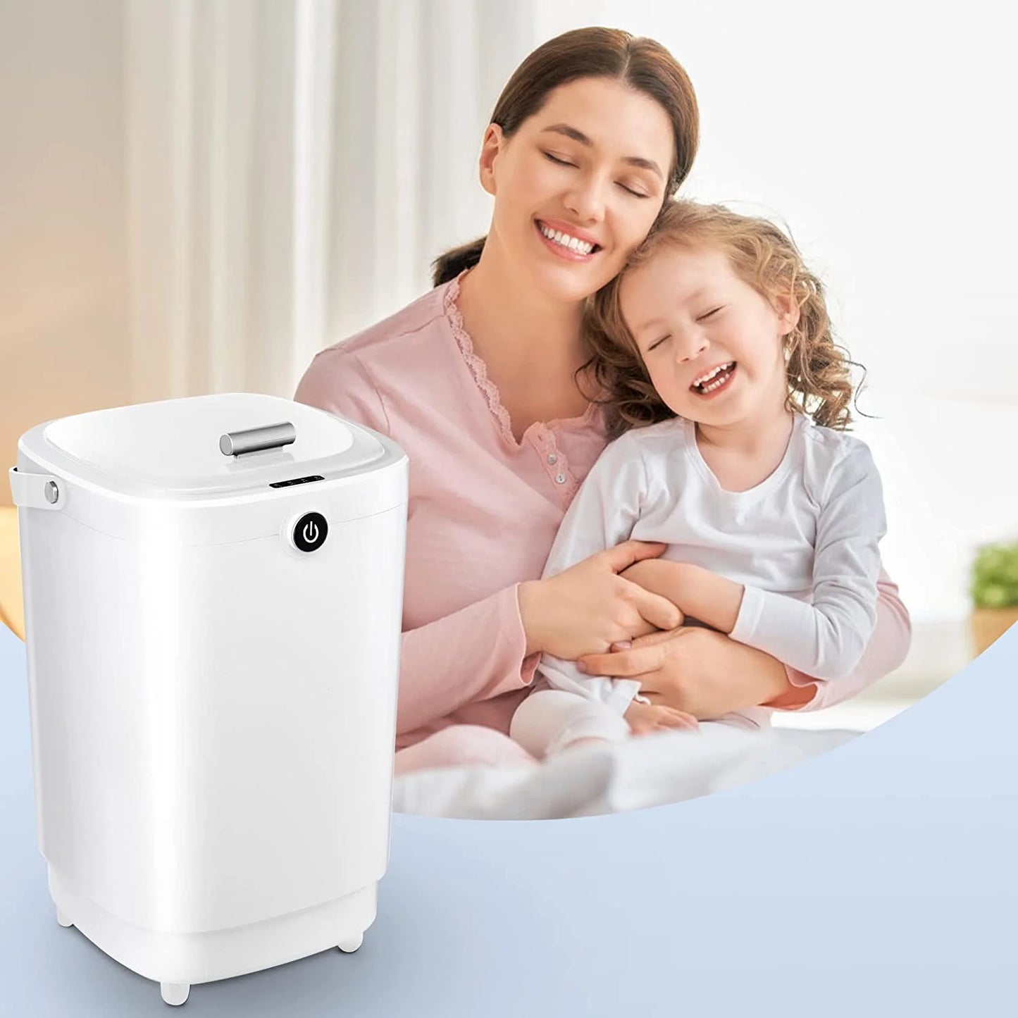 Largecare Towel Warmers for Bathroom 20L Towel Warmers Buckets Spa With 15/30/45/60 Timing Luxury Large Warmer Fits Up to Two Oversized Towels, Bathrobe, Towel, Blanket White